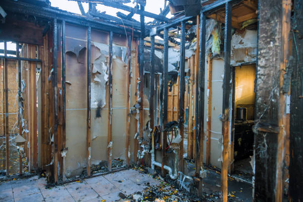 Professional Fire Damage Removal technician working in Bluewell, WV